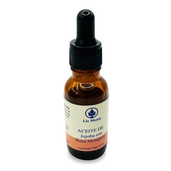 Aceite de jojoba con extracto de rosa mosqueta